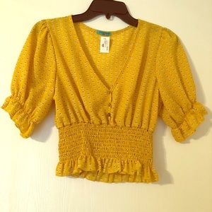 Boutique Yellow top new